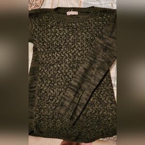 Olive crew neck sweater